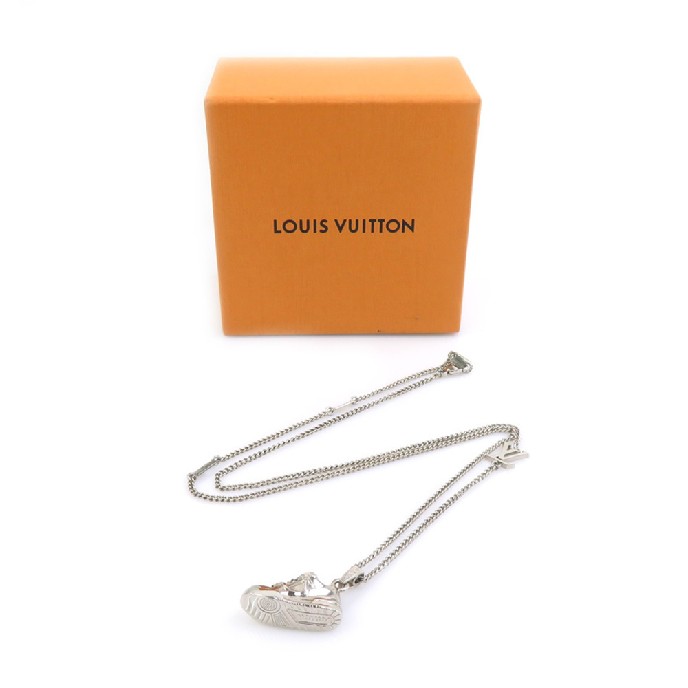 LOUIS VUITTON Silver Necklace - Picture 11 of 11